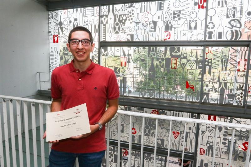 Eduard Virgili, guardonat amb el Premi Jaume Ciurana d'Enologia en la seva 22a edició.