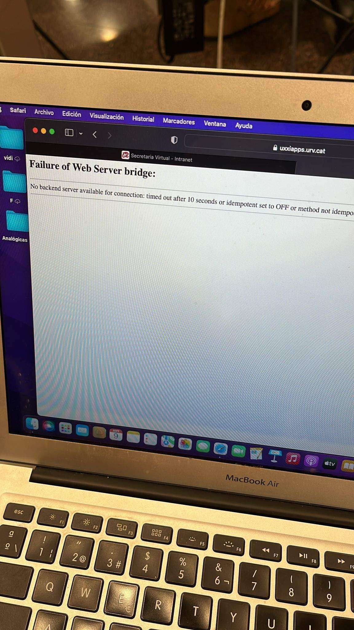 error urv matriculacions