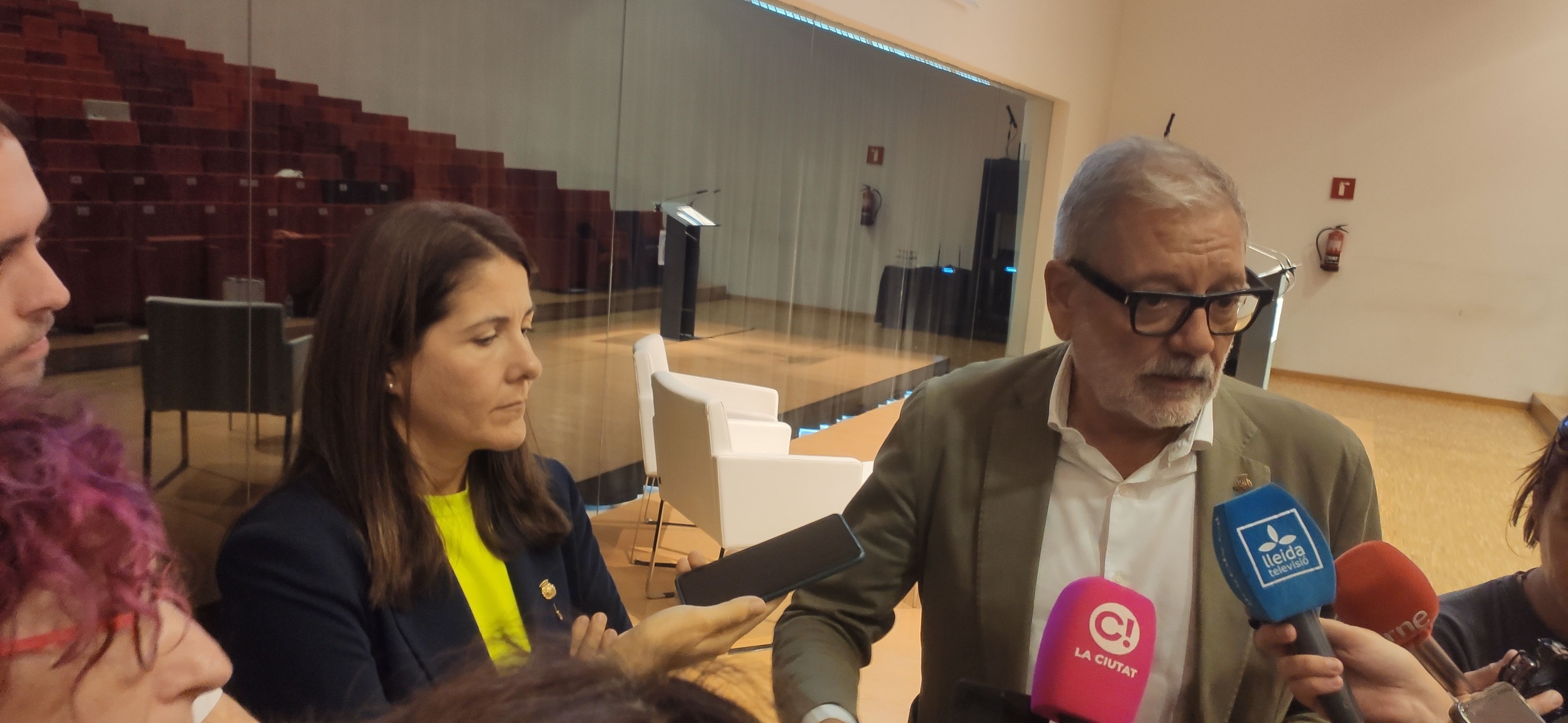 Fèlix Larrosa y Cristina Morón Lleida