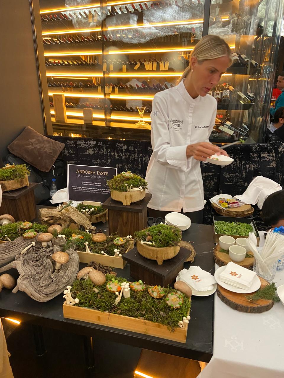 Un momento de la cena inaugural del Andorra Taste en Unnic