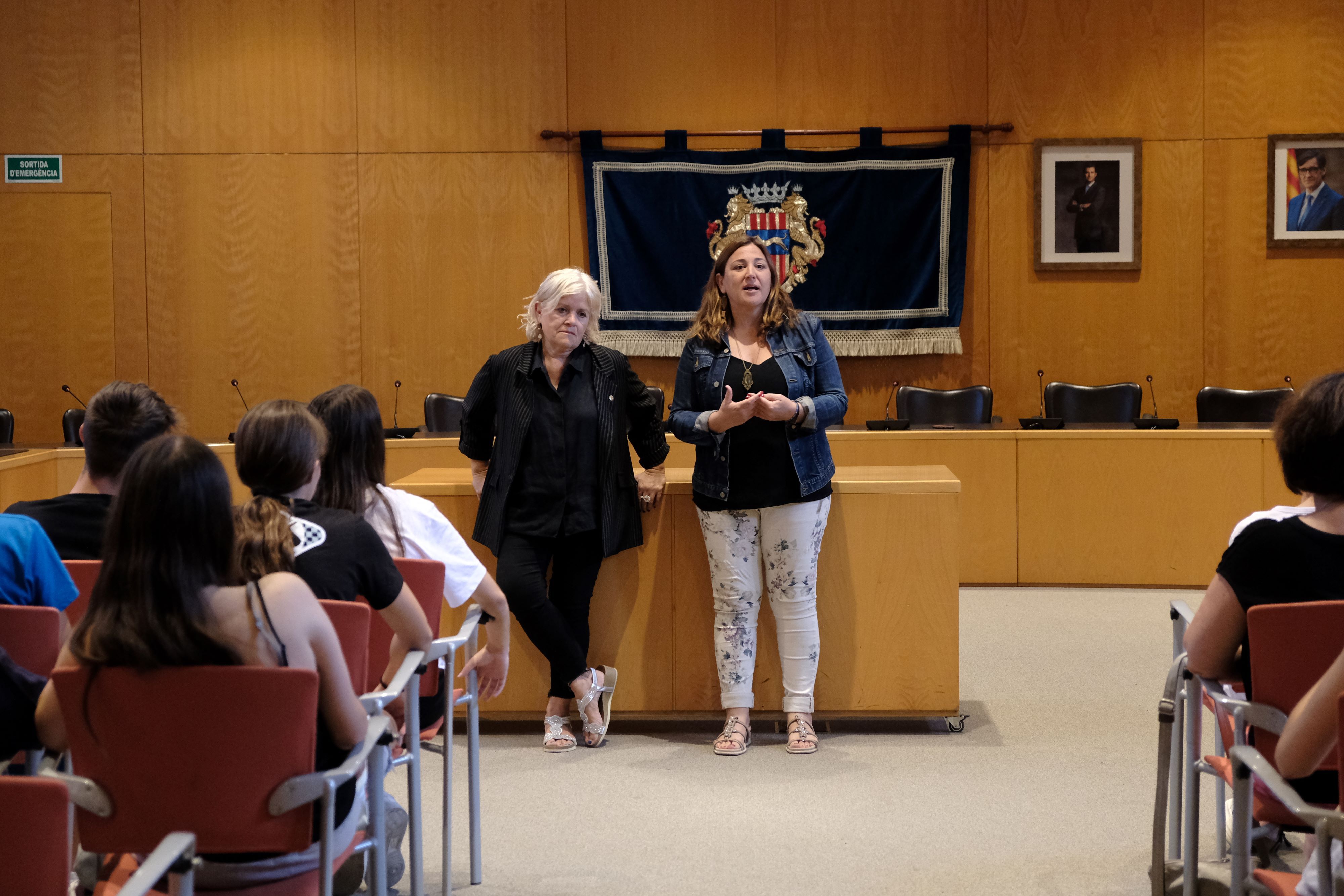 El Ayuntamiento de Cambrils da la bienvenida al alumnado del programa Erasmus del Instituto Cambrils
