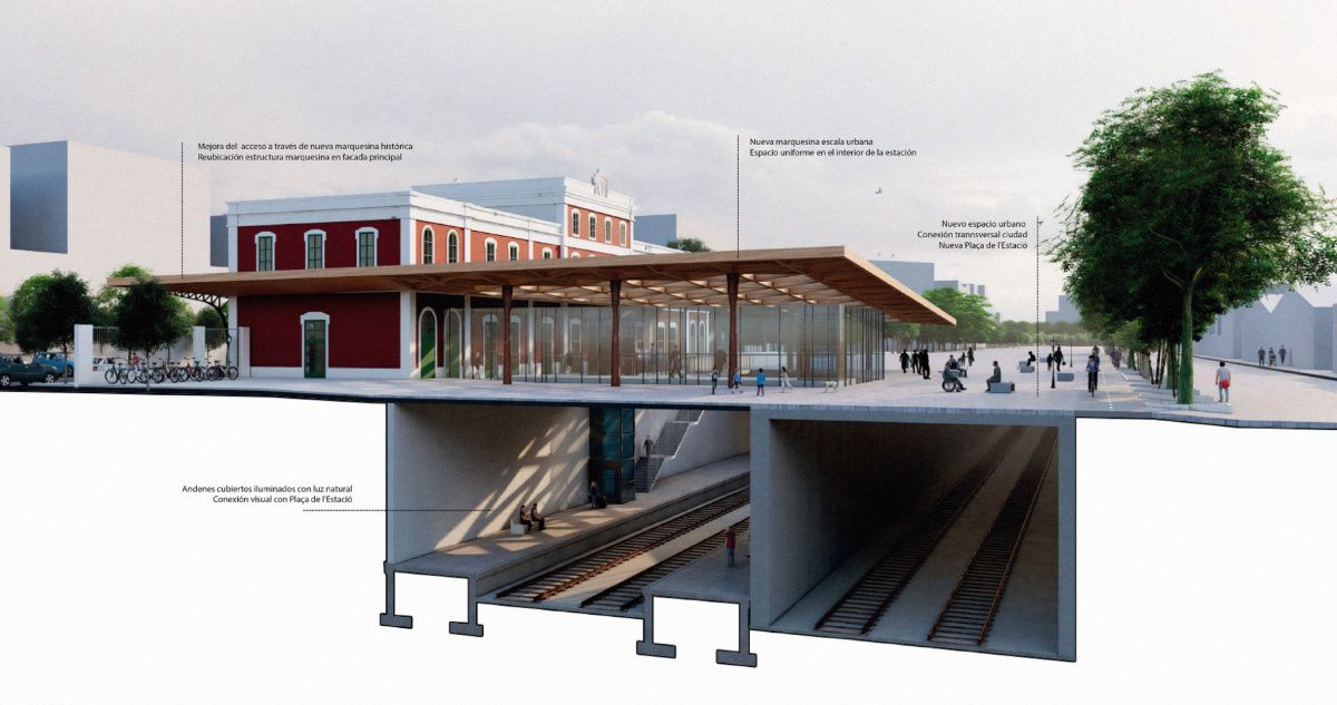 vilafranca projecte pas tren