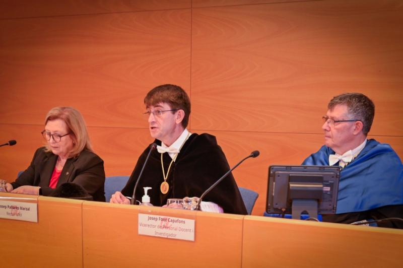 Carme Mas, Josep Pallarès i Josep Font.