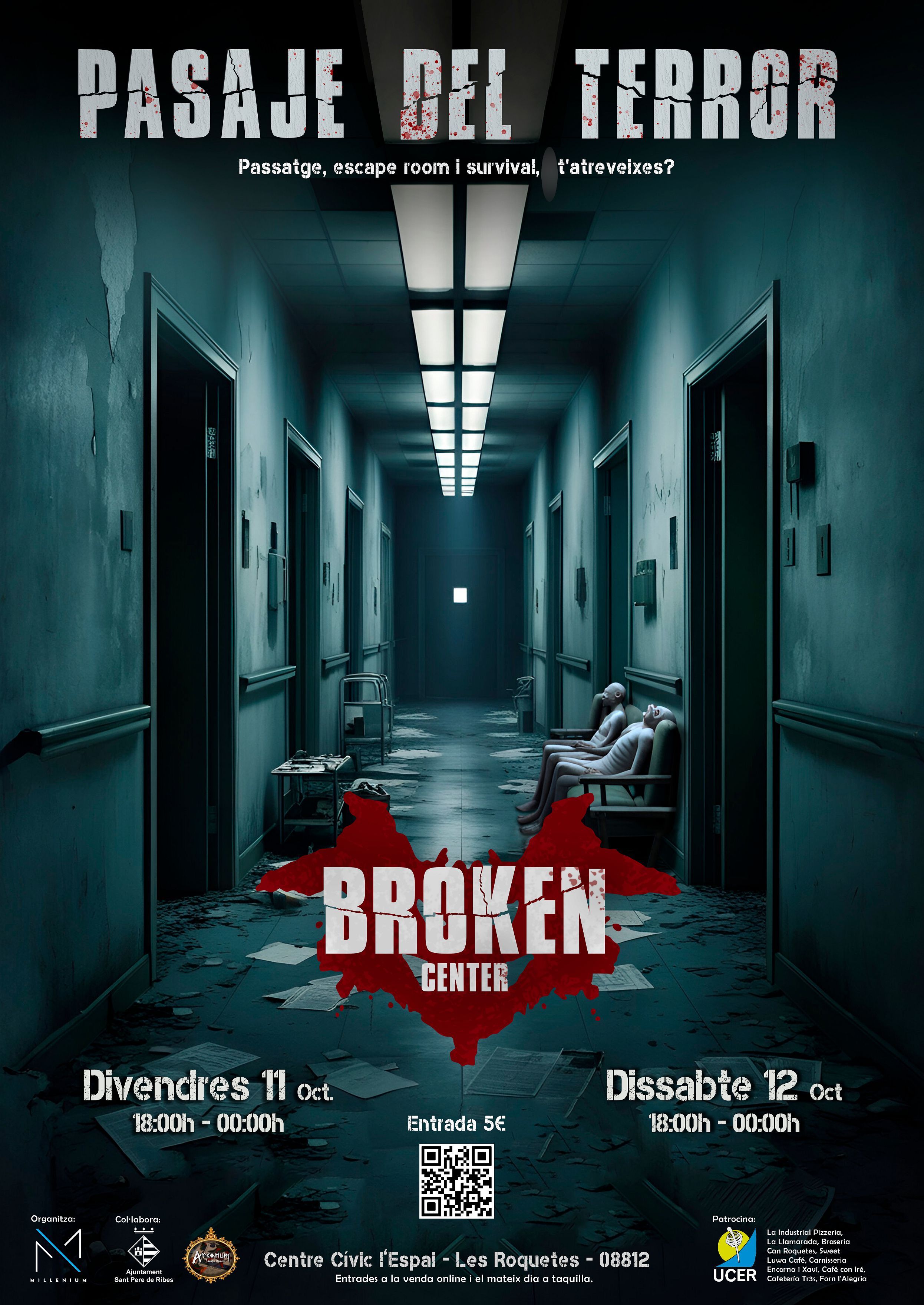 Cartell Passatge del Terror Les Roquetes
