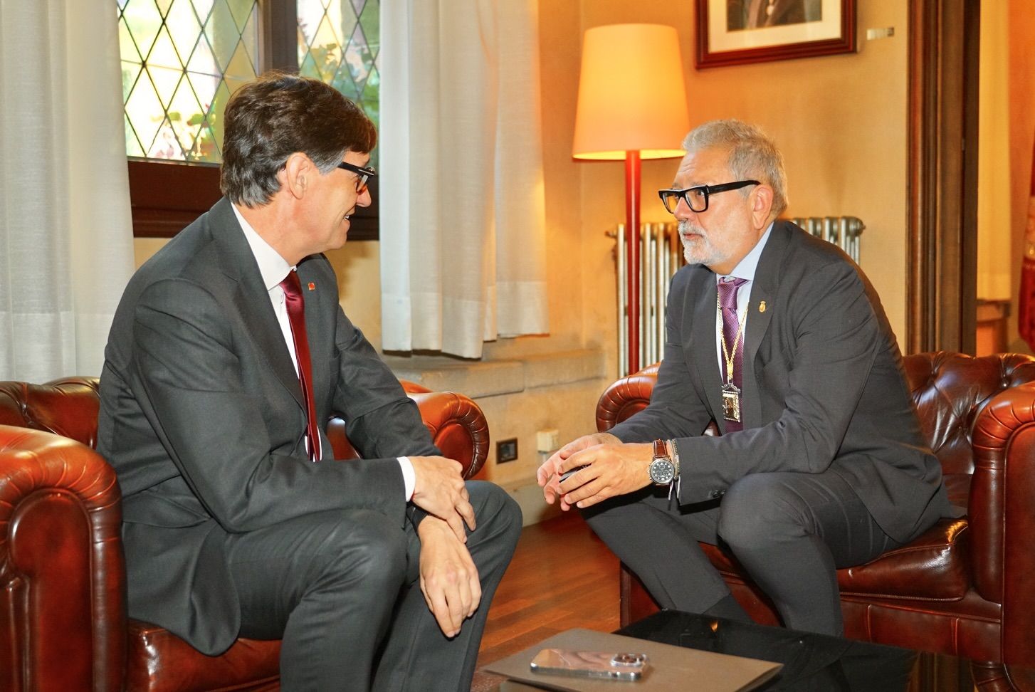 Salvador Illa i Fèlix Larrosa