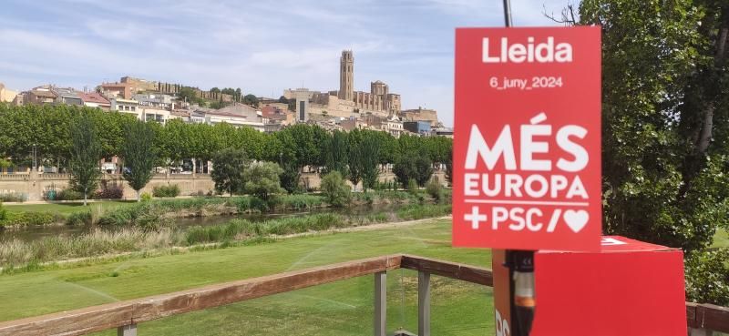 Míting PSC Lleida Europeas