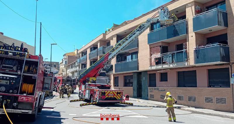 incendi bloc ocupat Borges Blanques
