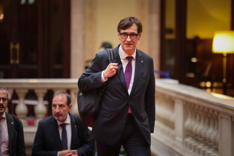 Salvador Illa en el debate de política general