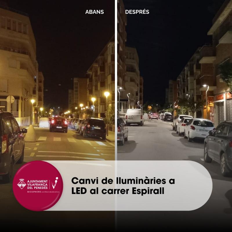 enllumenat vilafranca comparativa