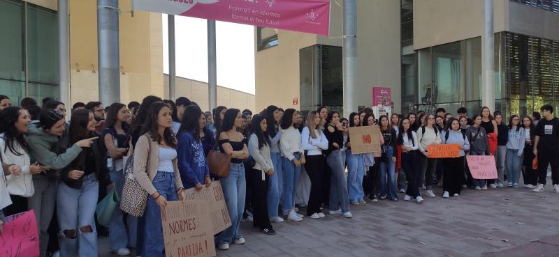 estudiants manifestació UdL