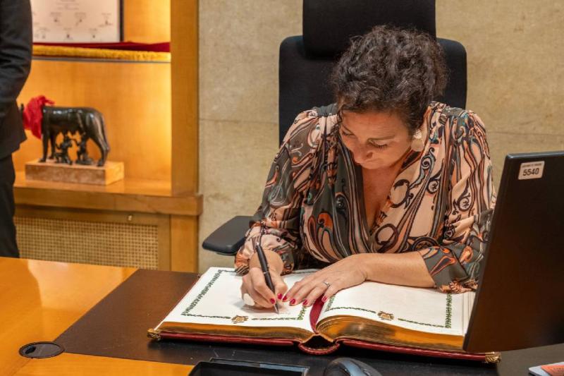 Visita institucional d'Alícia Romero a l'Ajuntament de Tarragona