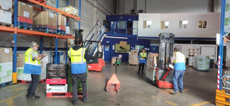 voluntarios Banco de los Alimentos Lleida
