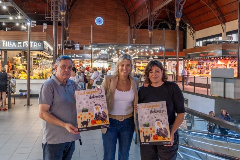 Montse Adan en la presentación de la Castanyada y Halloween de Tarragona 2024