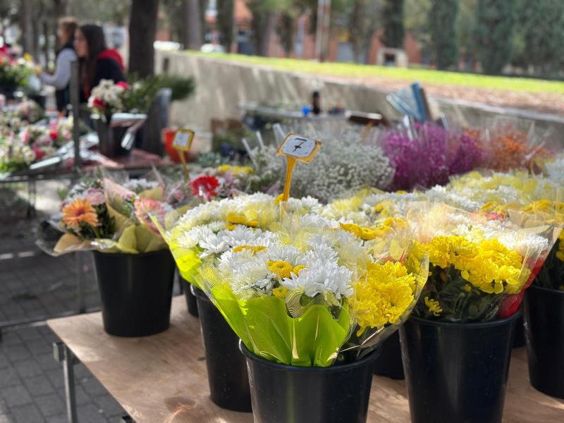 Flors al cementiri de Vilafranca