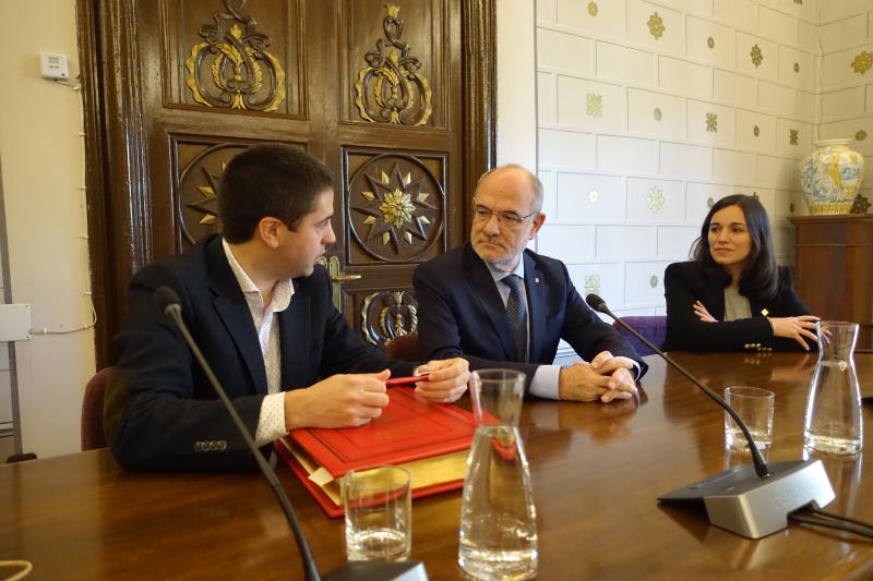 La Seu d'Urgell recibe al conseller de Unión Europea y Acción Exterior, Jaume Duch