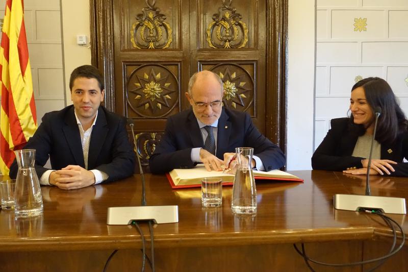 La Seu d'Urgell recibe al conseller de Unión Europea y Acción Exterior, Jaume Duch
