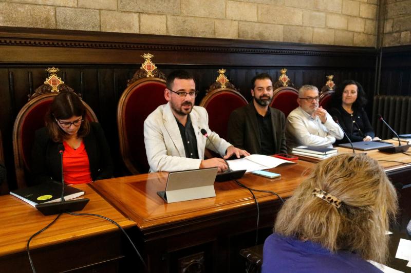 Alcalde de Girona, Luc Salellas, al ple municipal