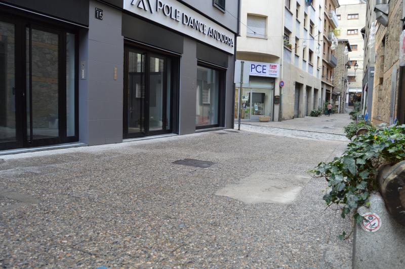 Un tram de l'antic carrer Major d'Andorra la Vella