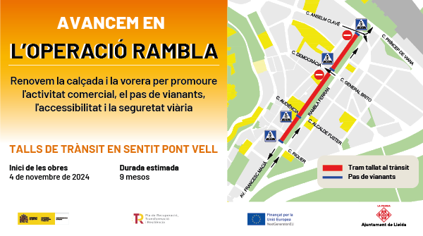 afectacions trànsit Rambla Ferran