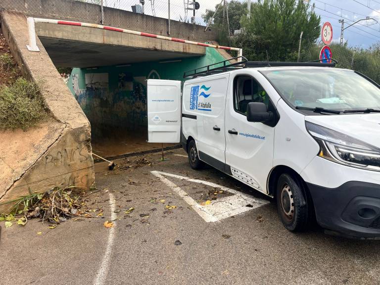 Pluges i inundacions a Altafulla
