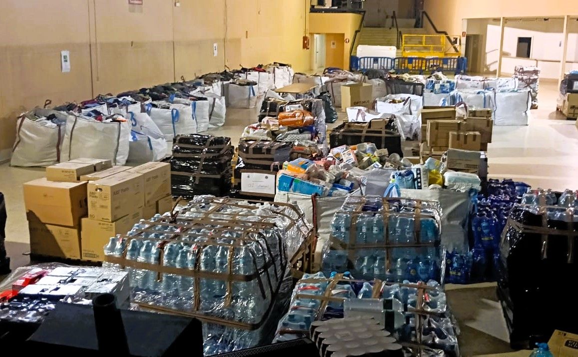 material recogido en el Casal Torredembarra