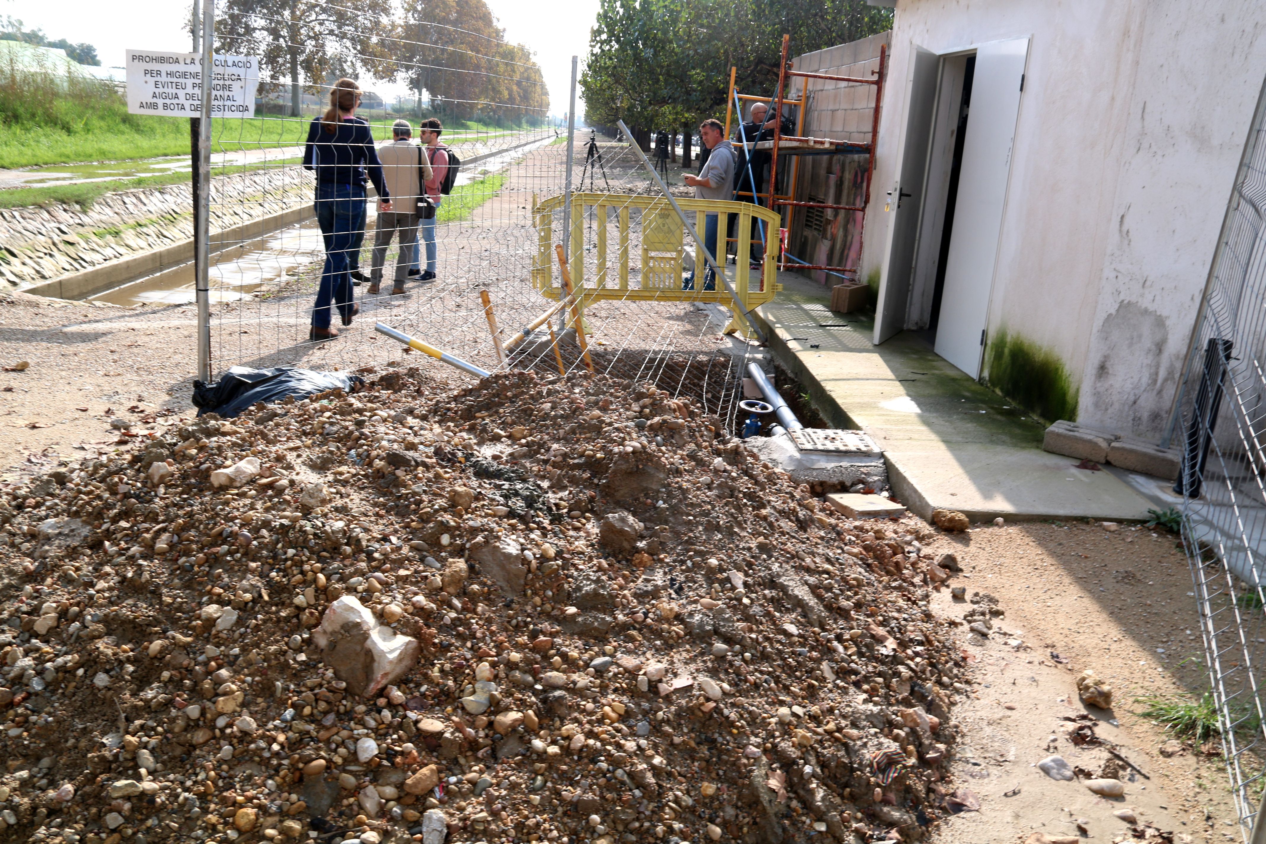 Reparacions de la xarxa pluvial d'Amposta