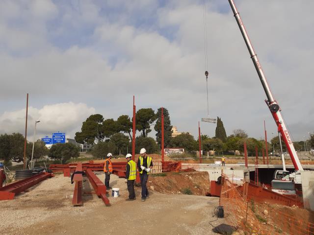 Obras de la nueva nave de IGUS en Vilanova i la Geltrú 1