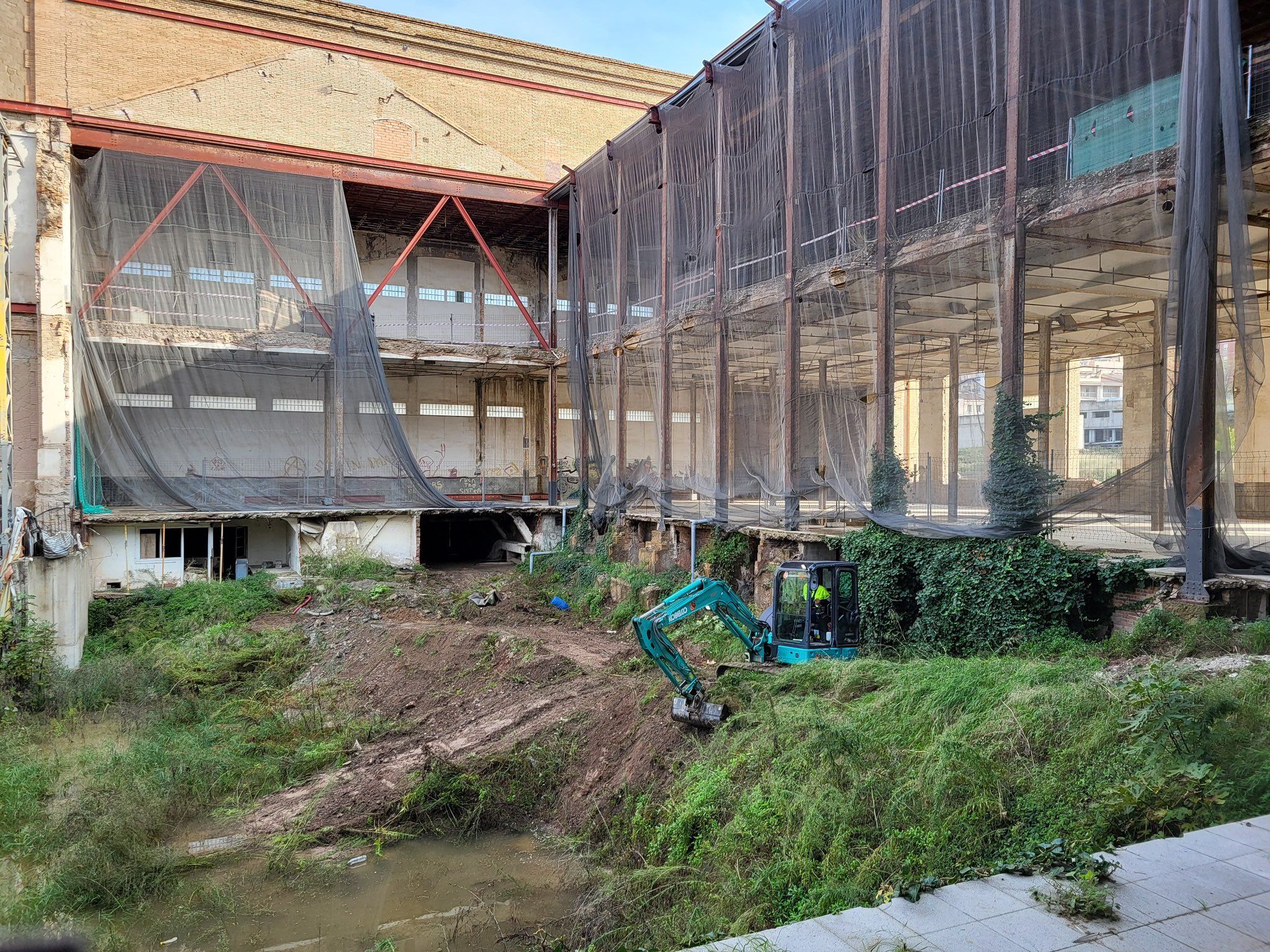 Comienzan las obras de transformación de la Fàbrica Nova de Manresa