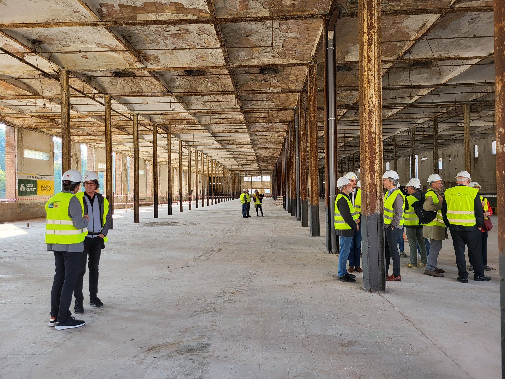 Comienzan las obras de transformación de la Fàbrica Nova de Manresa