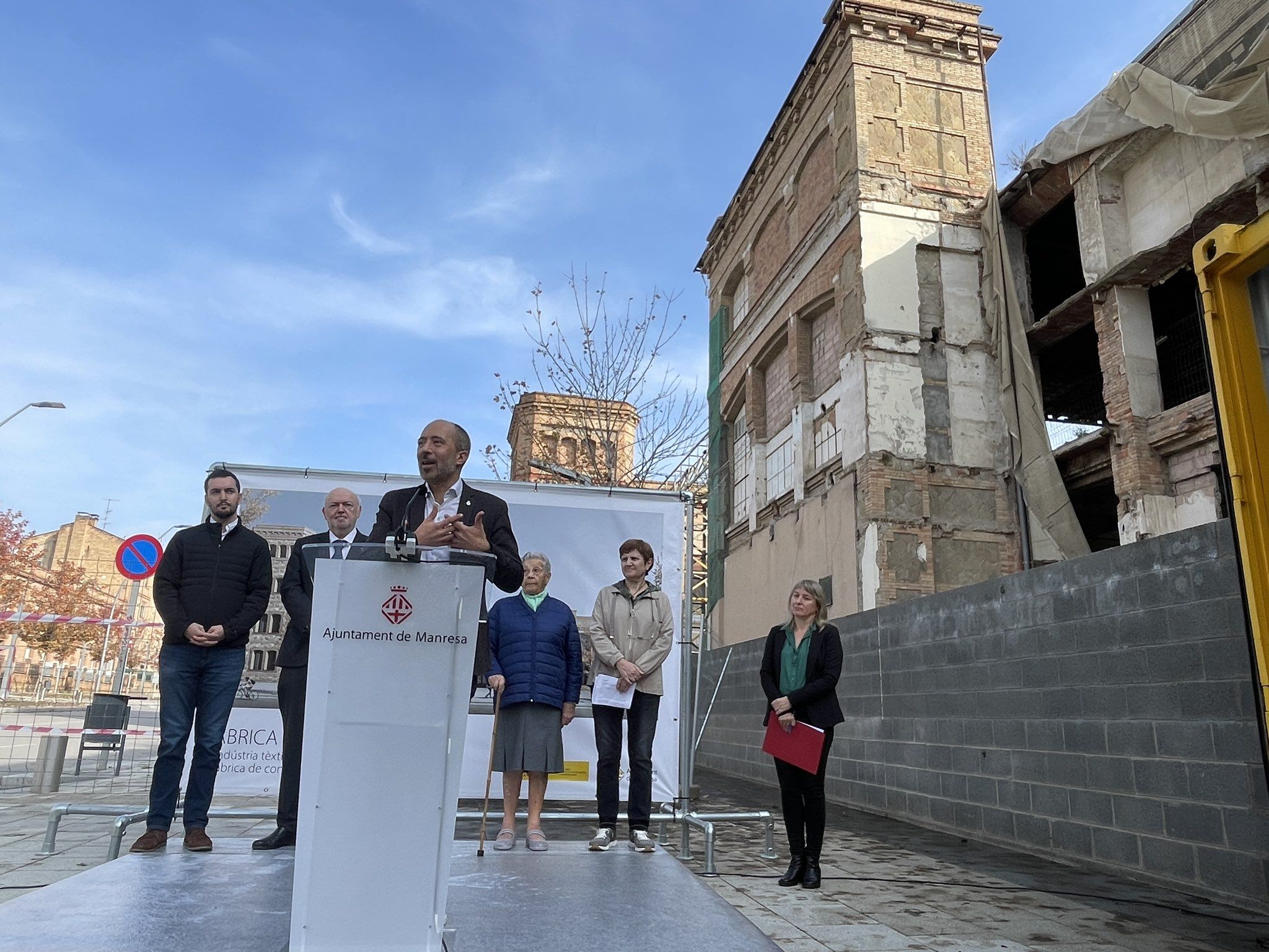 Comienzan las obras de transformación de la Fàbrica Nova de Manresa