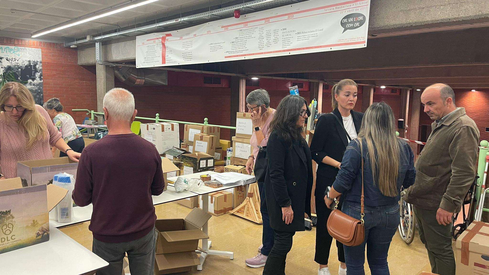 Voluntarios DANA Valencia Sant Pere de Ribes