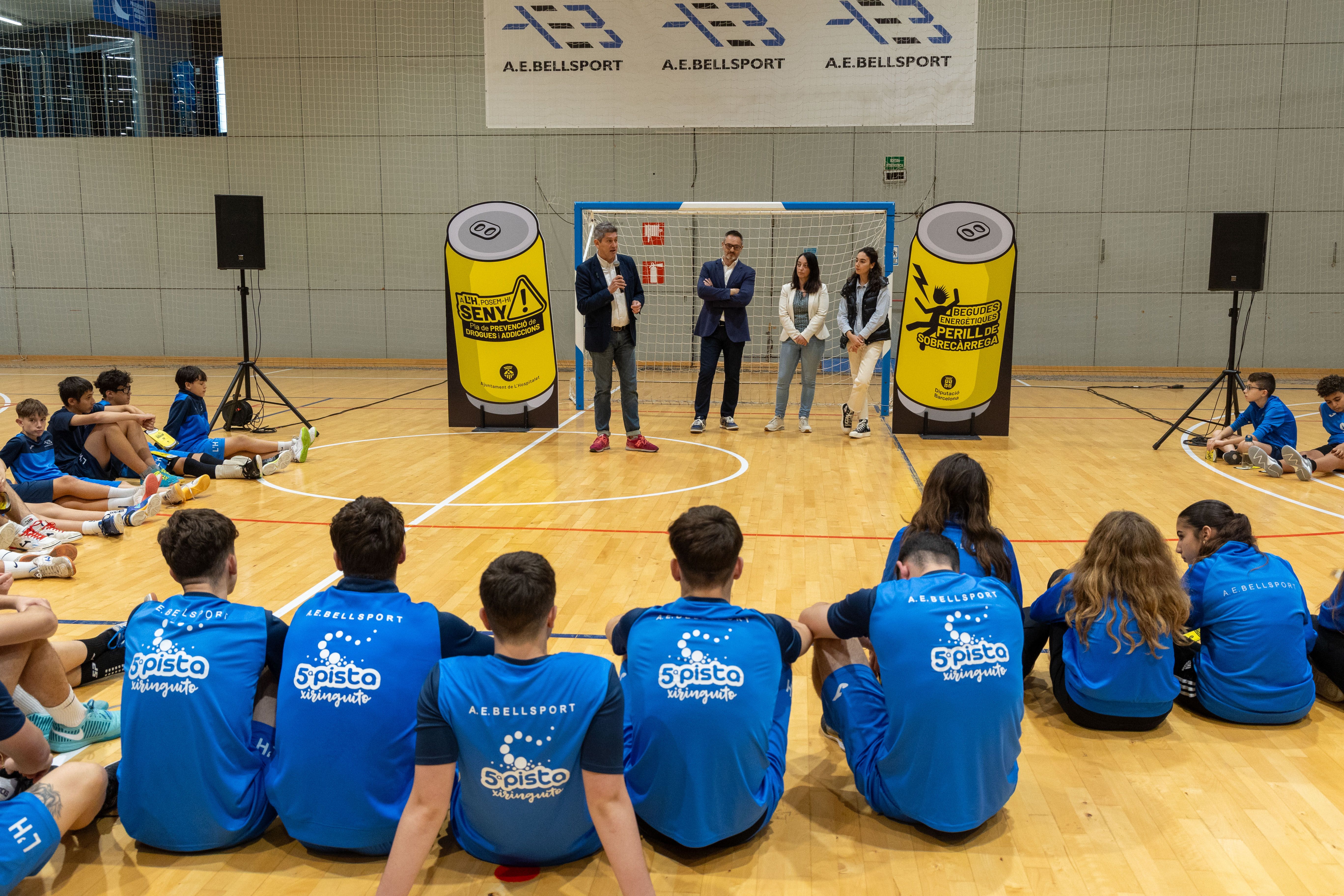 Campaña de bebidas energéticas en los polideportivos de L'Hospitalet