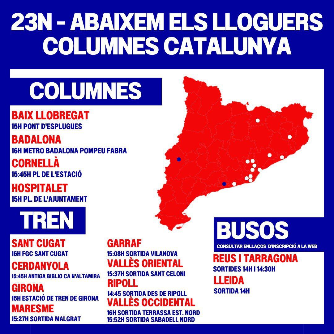 manifestación 23N Barcelona