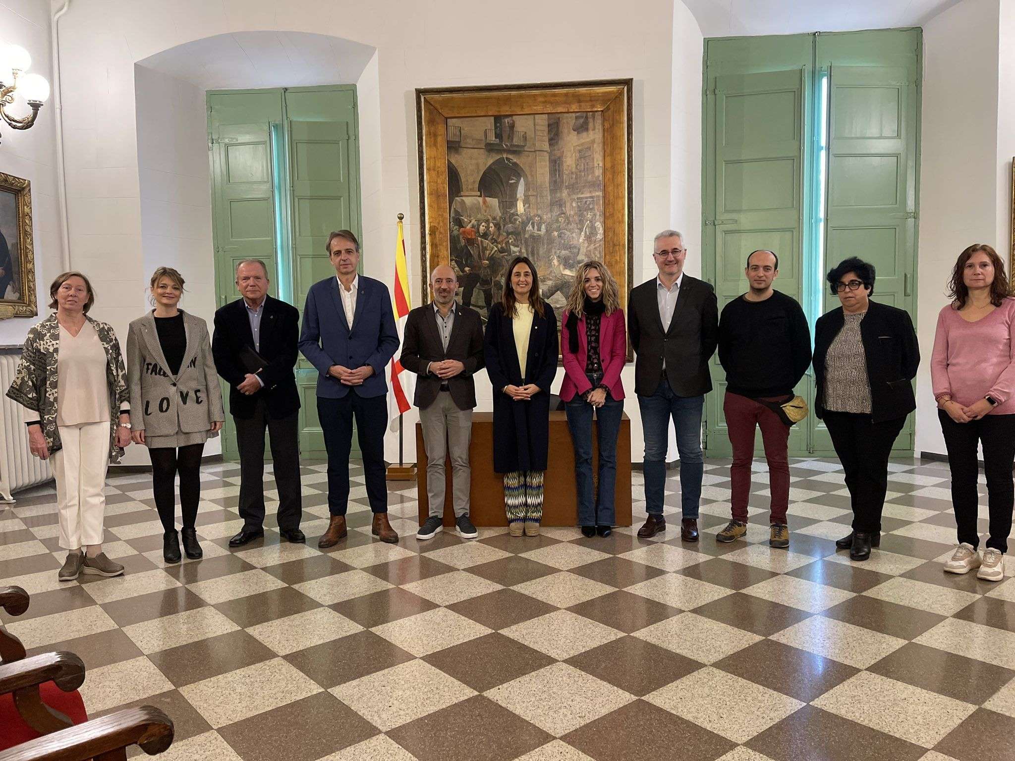 La consellera Esther Niubó visita el Ayuntamiento de Manresa