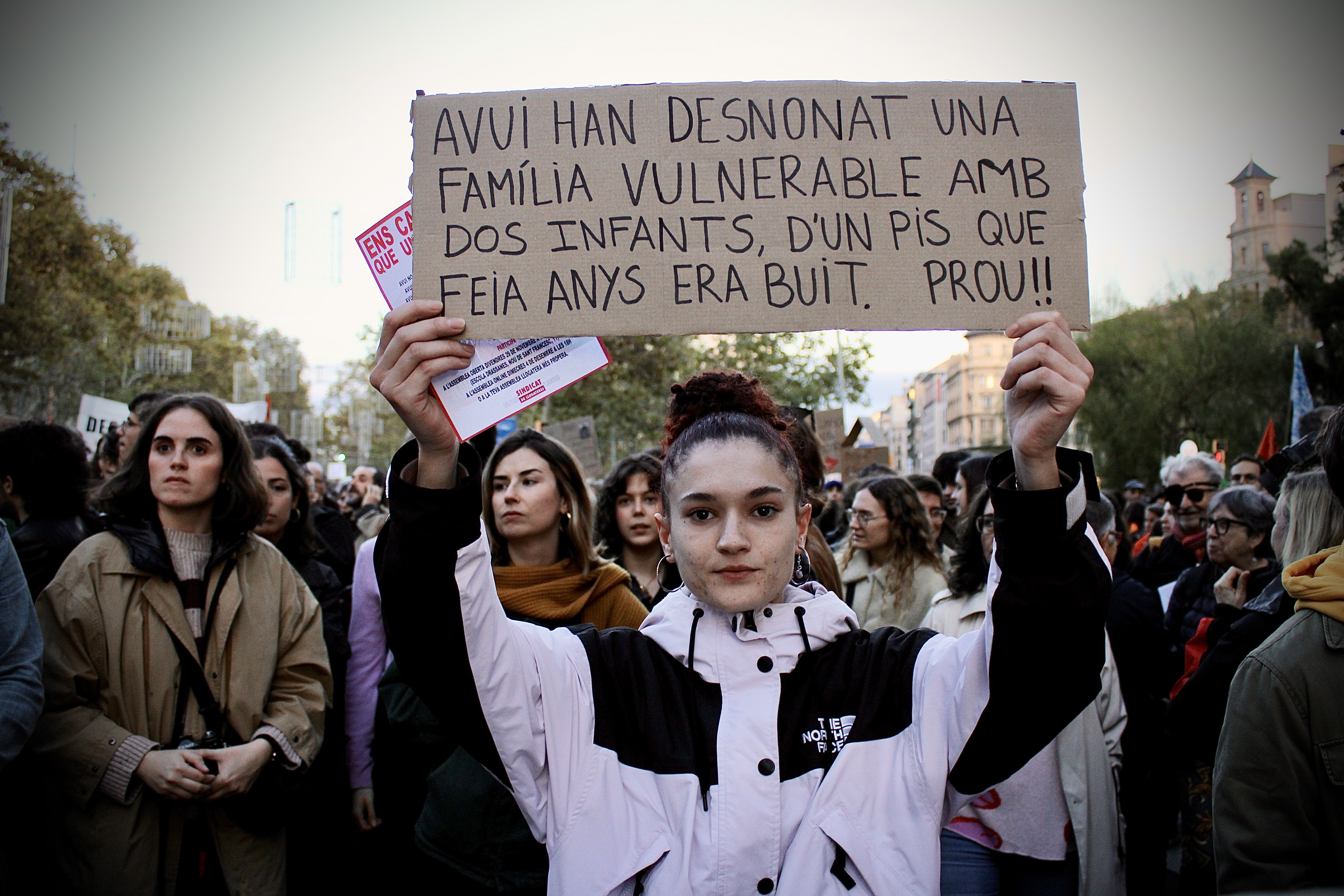 Manifestació per l'habitatge a Barcelona