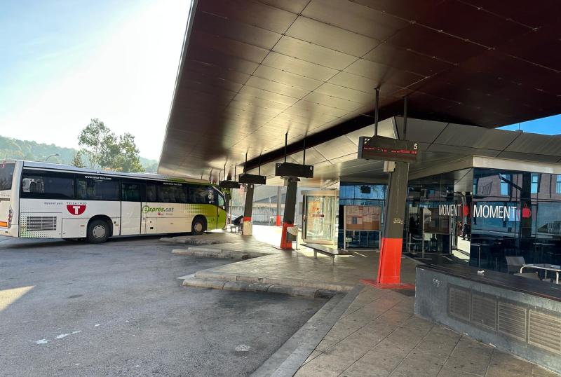 La estación de bus de Olot