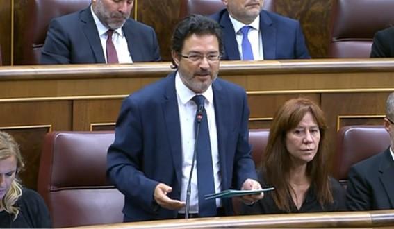 El diputat Isidre Gavín interpel·la al ministre Òscar Puente, sobre l'eix pirinenc