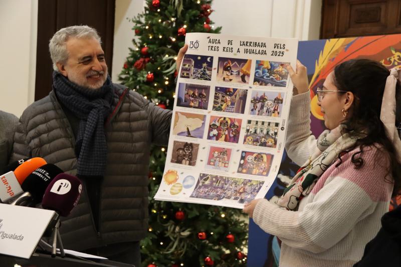 Presentación de la llegada de los Reyes Magos a Igualada en 2025 1