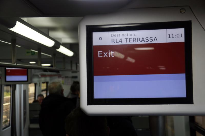 Tren de L'RL4 de Lleida a Terrassa