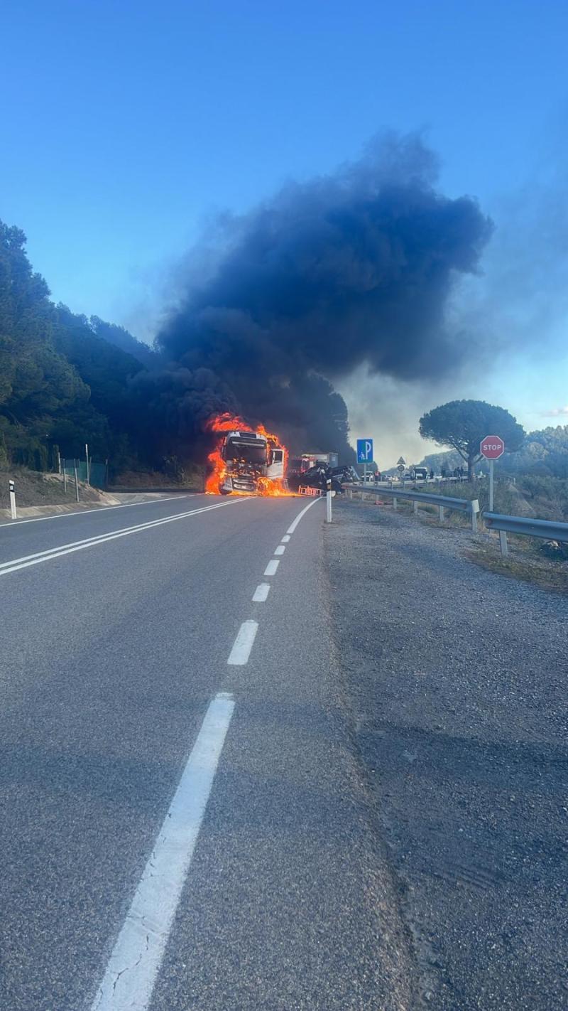Accident N420 a Riudecols 1