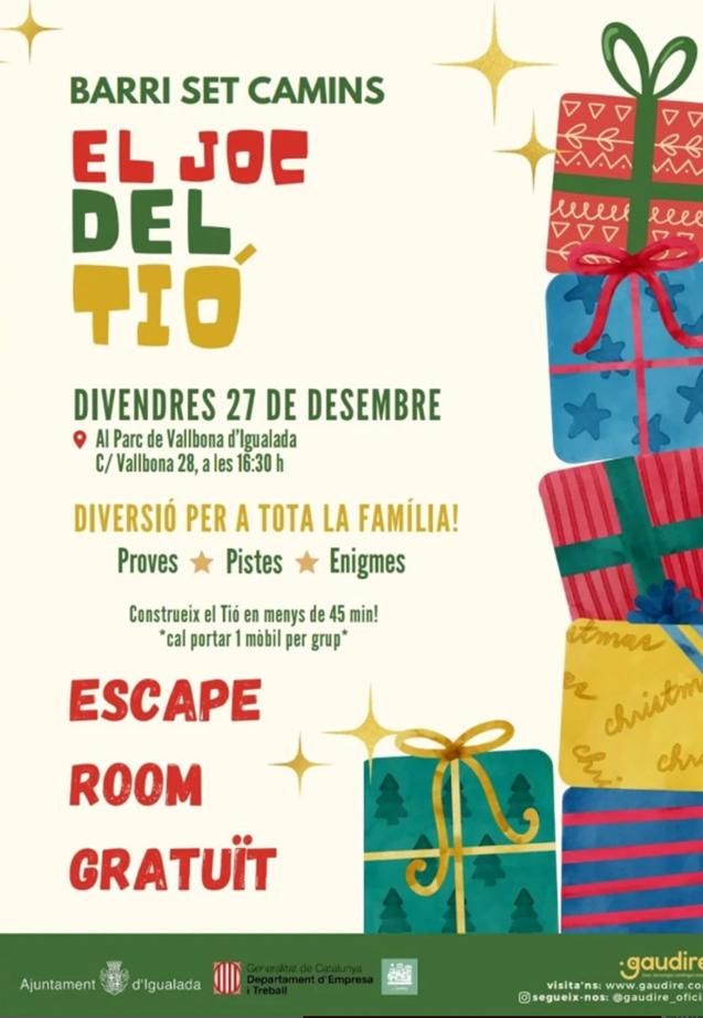 cartell joc tio Igualada