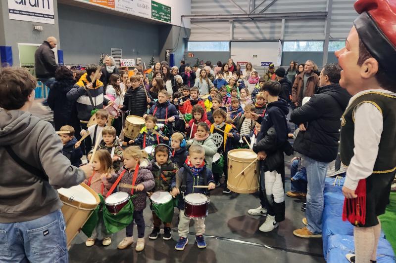 Actuació dels Targalets al Parc de Nadal de Tàrrega