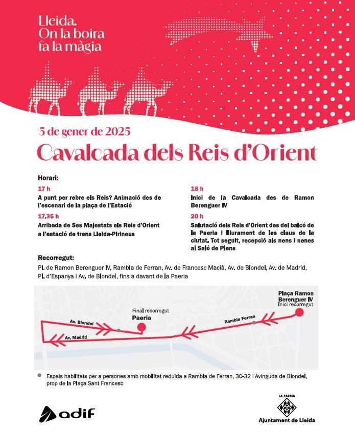 cavalcada reis Lleida talls