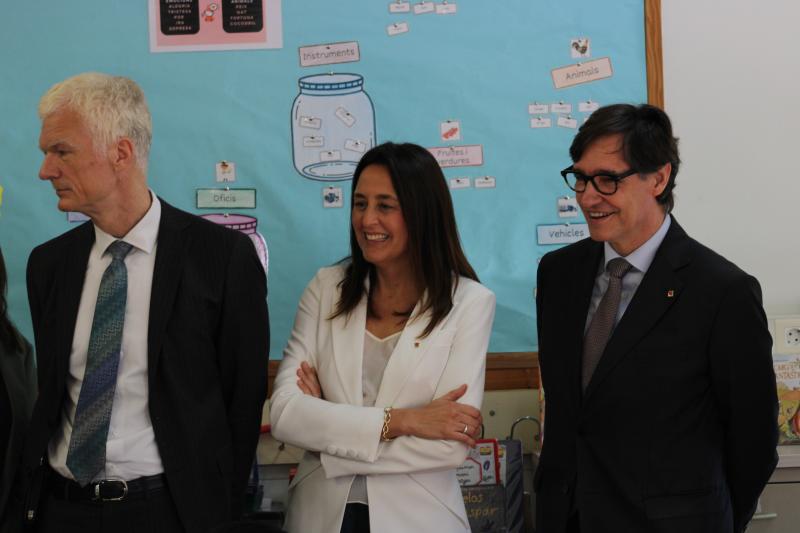 Salvador Illa, Esther Niubó, Andreas Shleicher 1