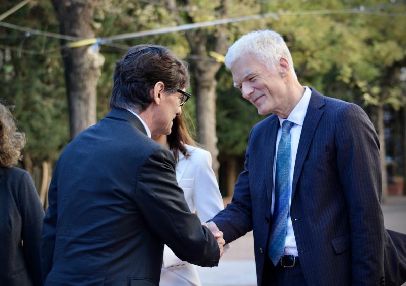 Salvador Illa i Andreas Shleicher