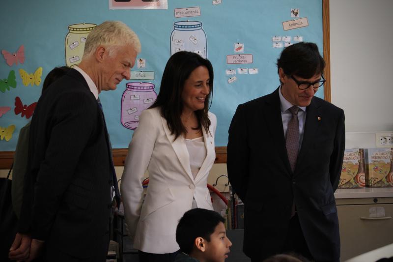Salvador Illa, Esther Niubó, Andreas Shleicher