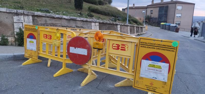 talls trànsit Seu Vella mur caigut