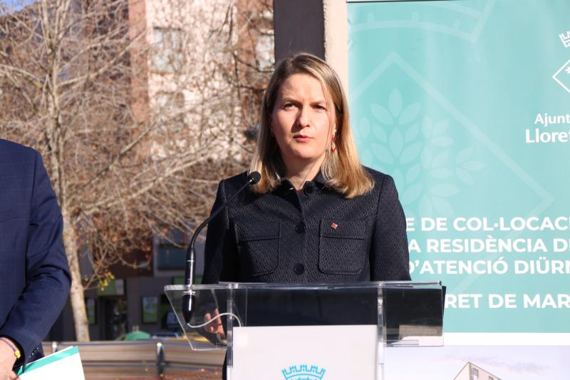 la consellera de Drets Socials i Inclusió, Mònica Martínez Bravo