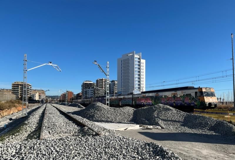 Obres viaducte Canal del Gorg - Desviament