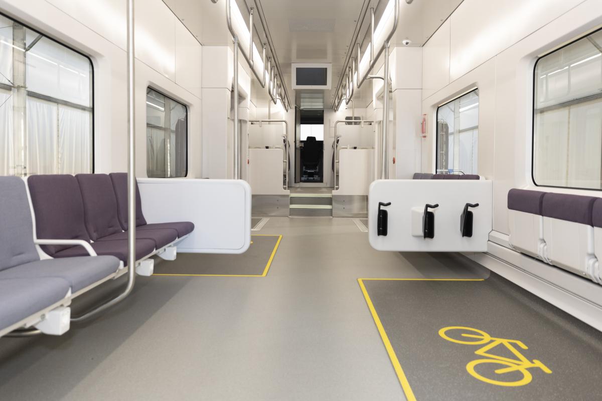 Interior dels nous trens de Rodalies 1